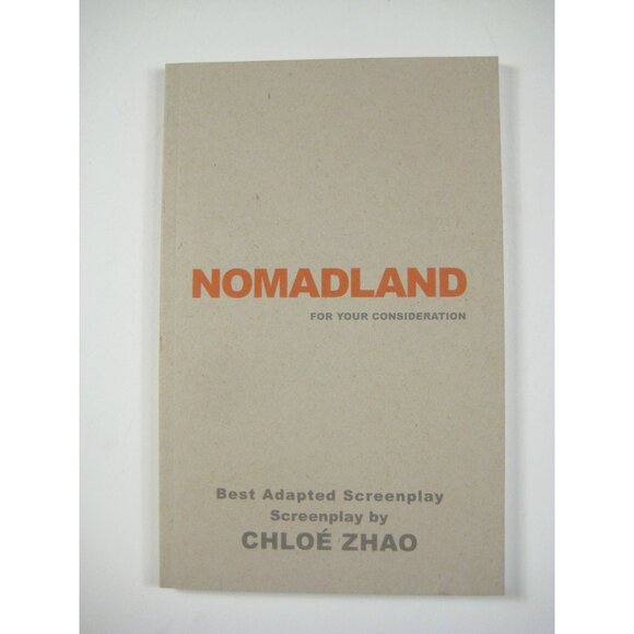 Nomadland Screenplay Chloé Zhao For Your Consideration Script Book - Picture 1 of 5